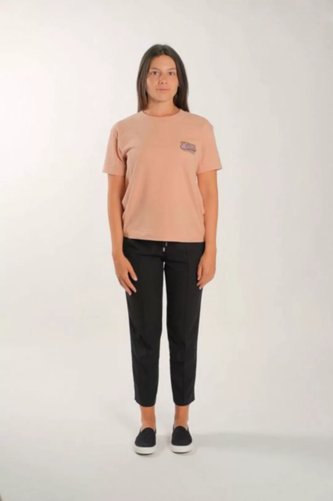 Quiksilver Woman T-Shirt Quiksilver Crop T-Shirt Faded Denim günstig online kaufen