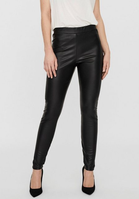 Vero Moda Lederimitathose VMGANA MR PL LEGGING günstig online kaufen