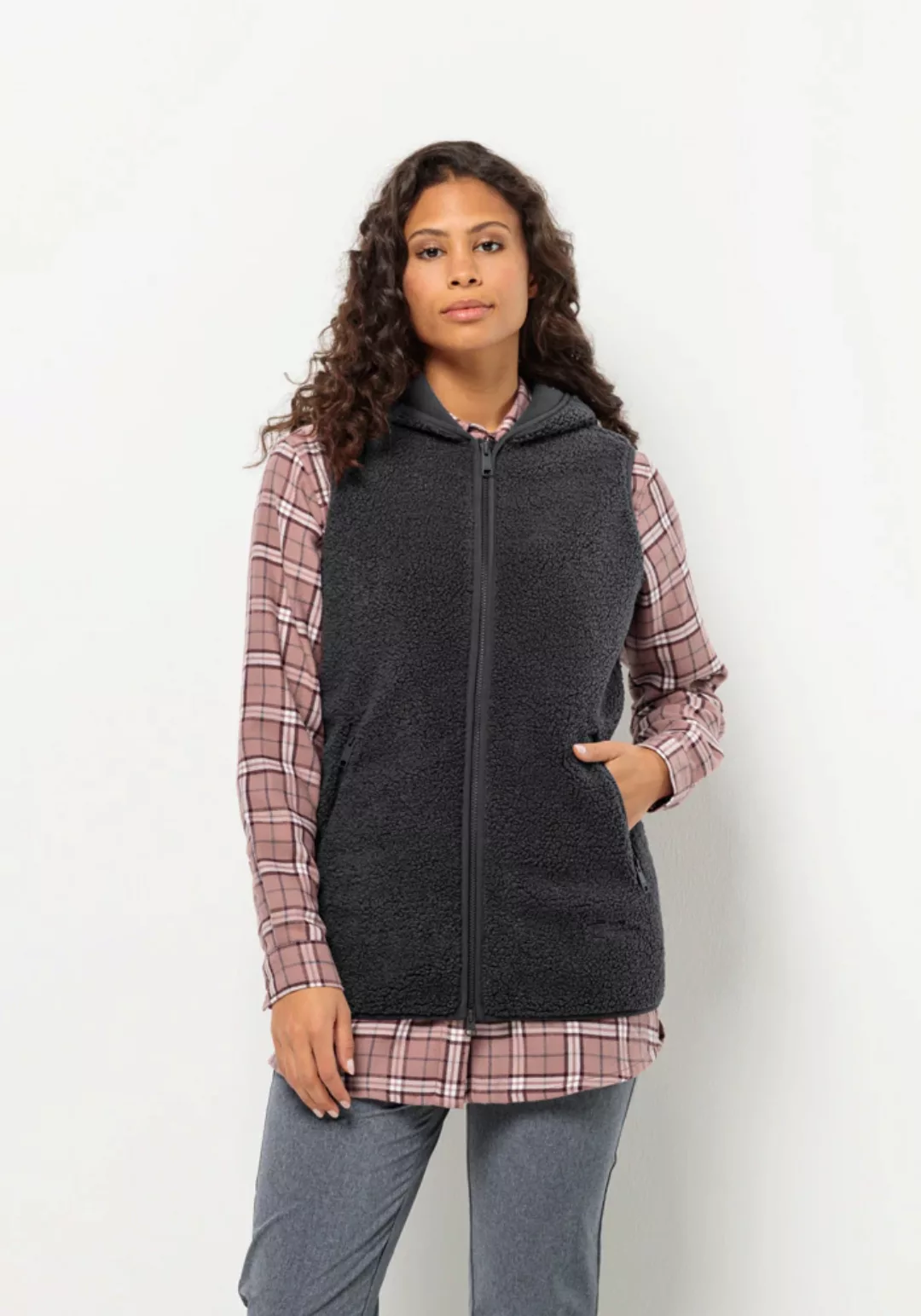 Jack Wolfskin Fleeceweste "HIGH CURL LONG VEST W" günstig online kaufen