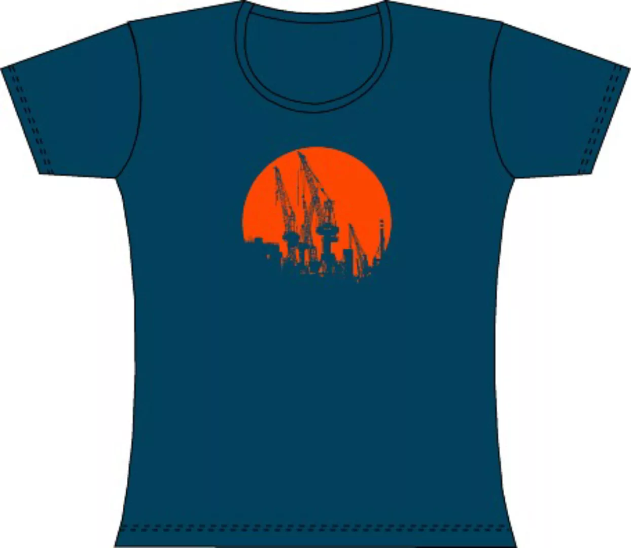 Kräne Blaugrau Girl-t-shirt günstig online kaufen