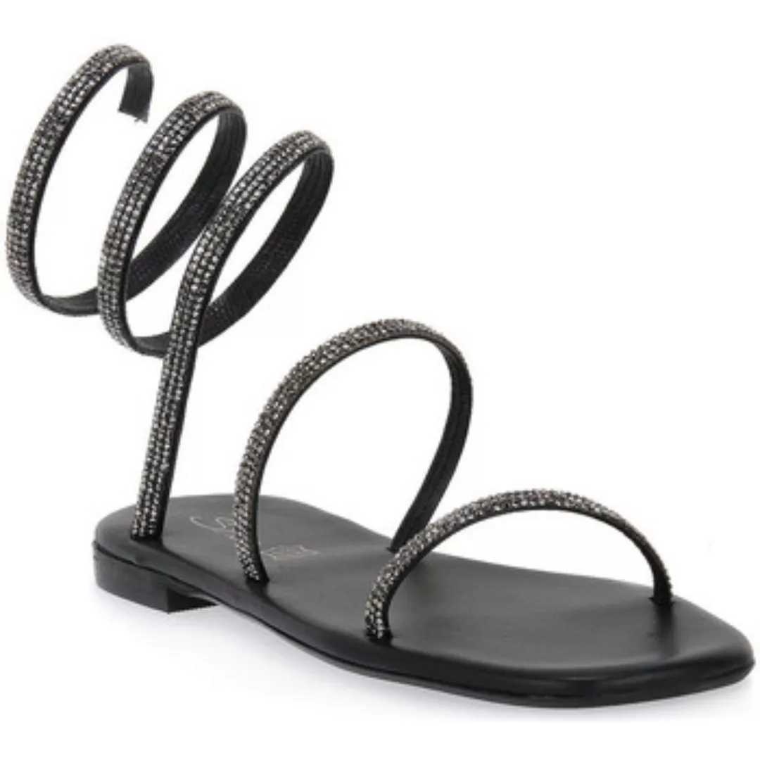 S.piero  Sandalen BLACK SOFT SQUARED günstig online kaufen