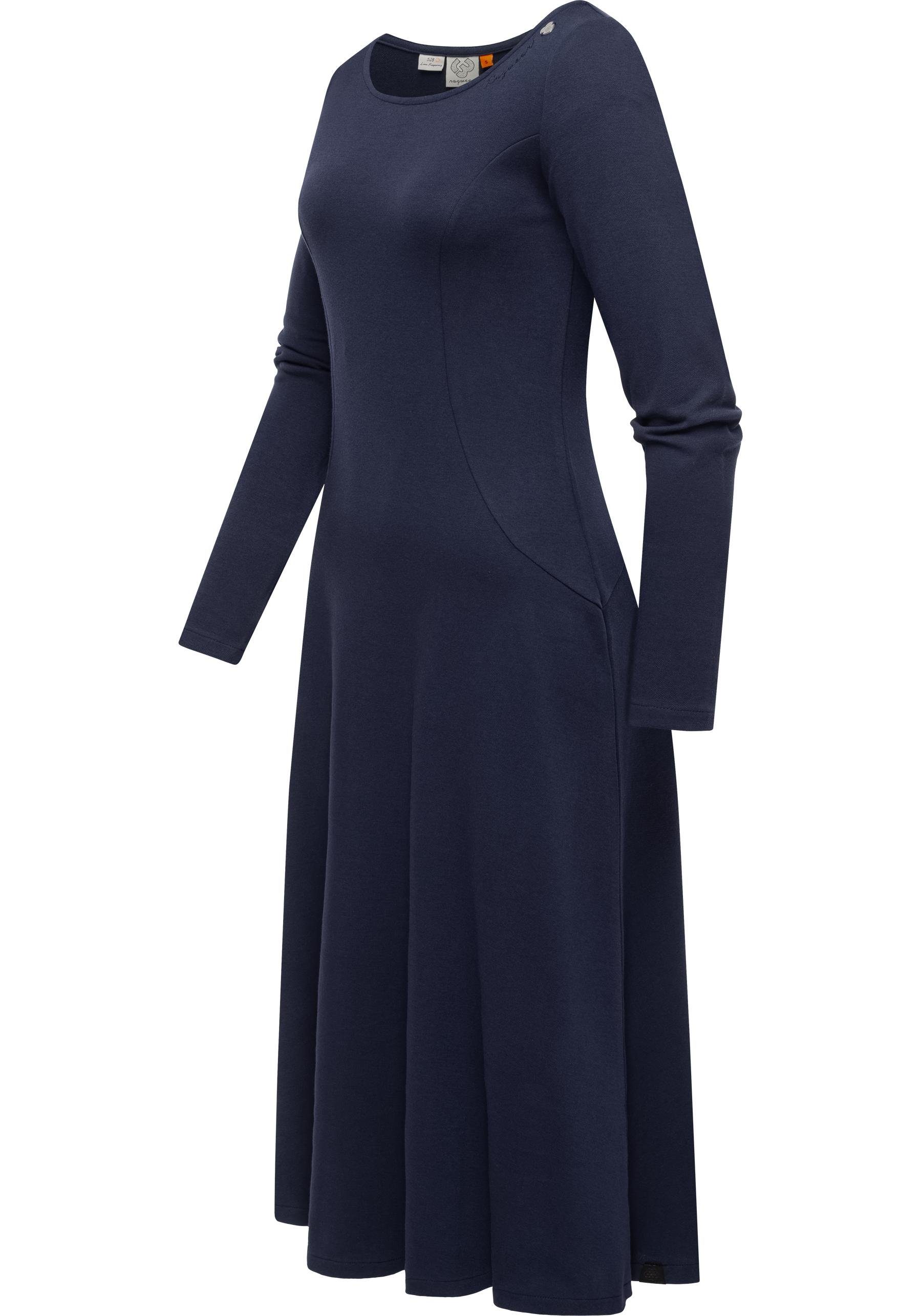 Ragwear A-Linien-Kleid Appero Long Stylisches Langarm-Kleid günstig online kaufen