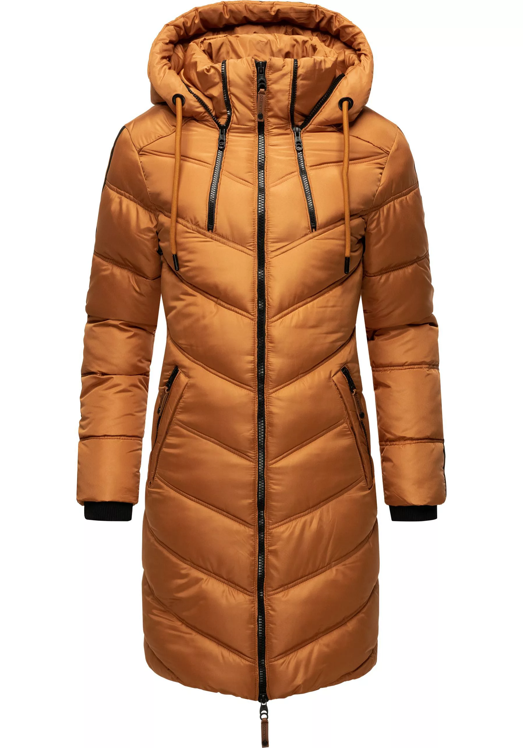 Marikoo Wintermantel "Armasa", modischer Damen Winter Steppmantel mit Kapuz günstig online kaufen