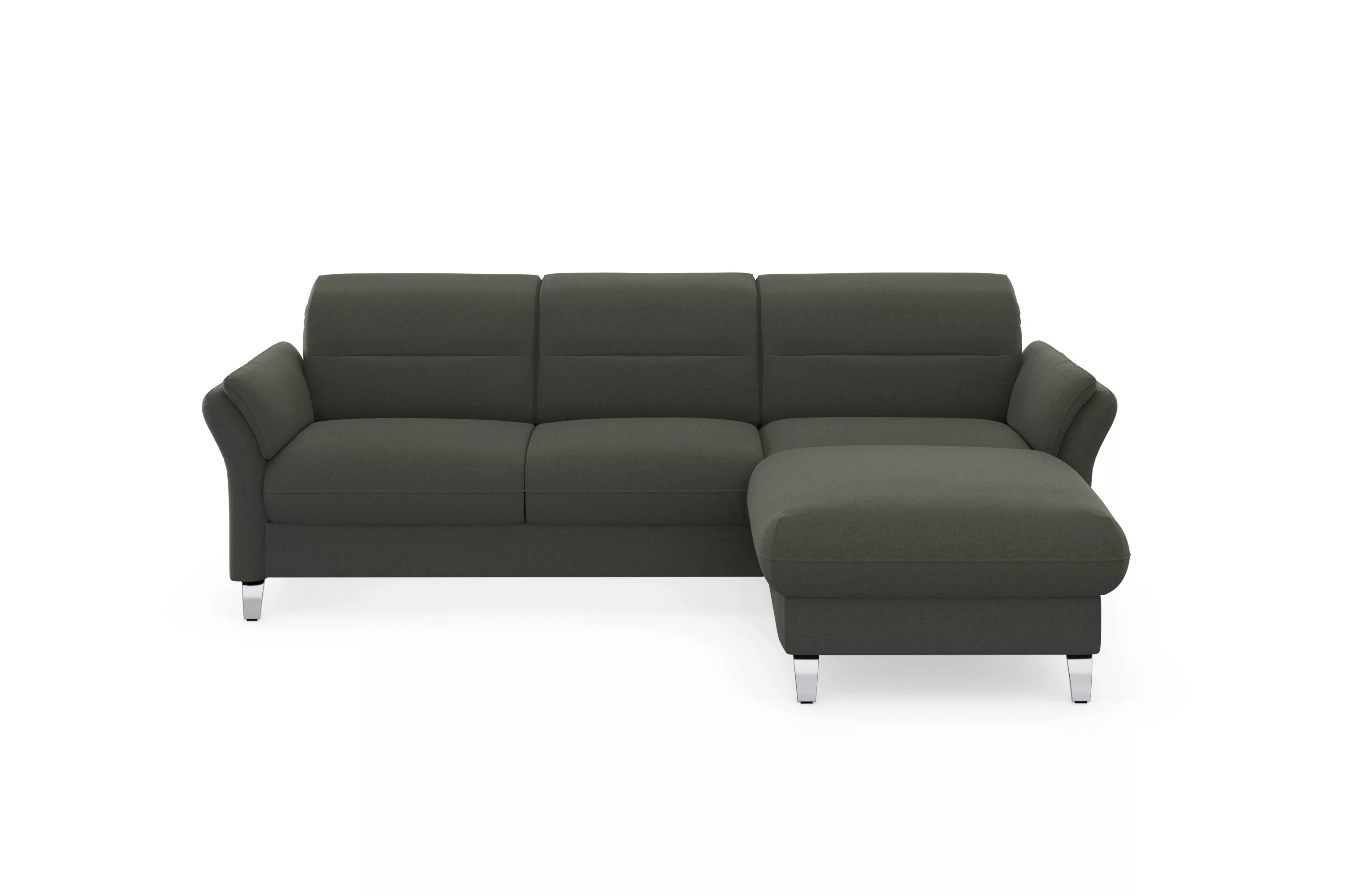 sit&more Ecksofa »Grenoble L-Form mit Federkern«, wahlweise mit Bettfunktio günstig online kaufen