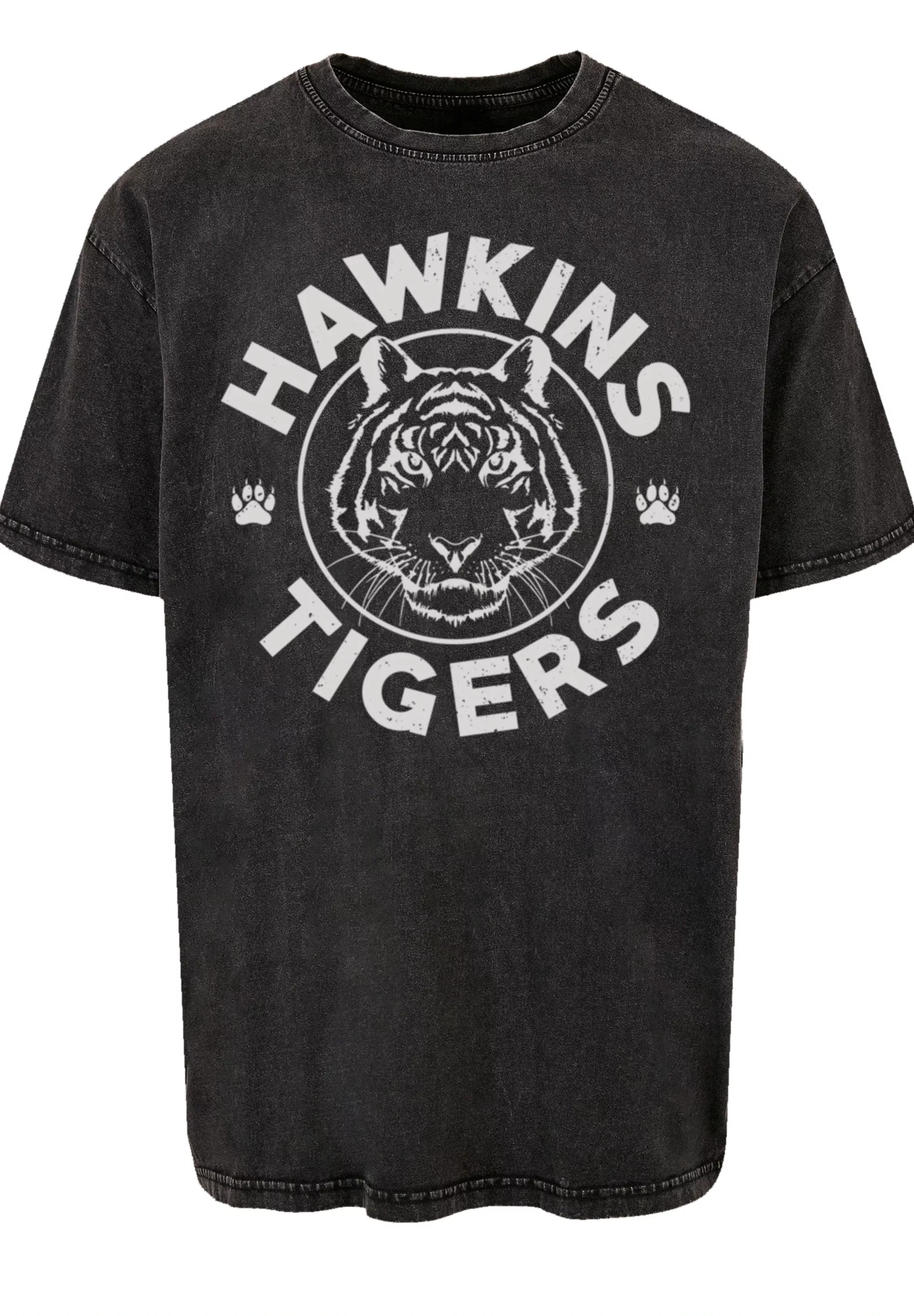 F4NT4STIC T-Shirt "Stranger Things Hawkins Grey Tiger Netflix", Premium Qua günstig online kaufen