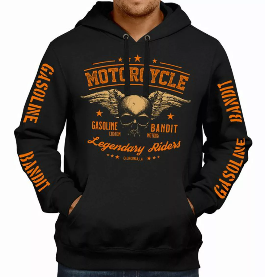 GASOLINE BANDIT® Kapuzensweatshirt Classic Biker Racing Hoodie: Legendary R günstig online kaufen