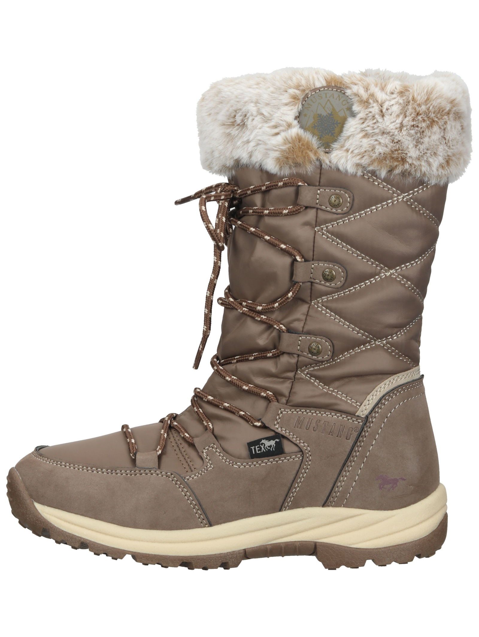 MUSTANG Stiefel Lederimitat/Textil Winterstiefel günstig online kaufen