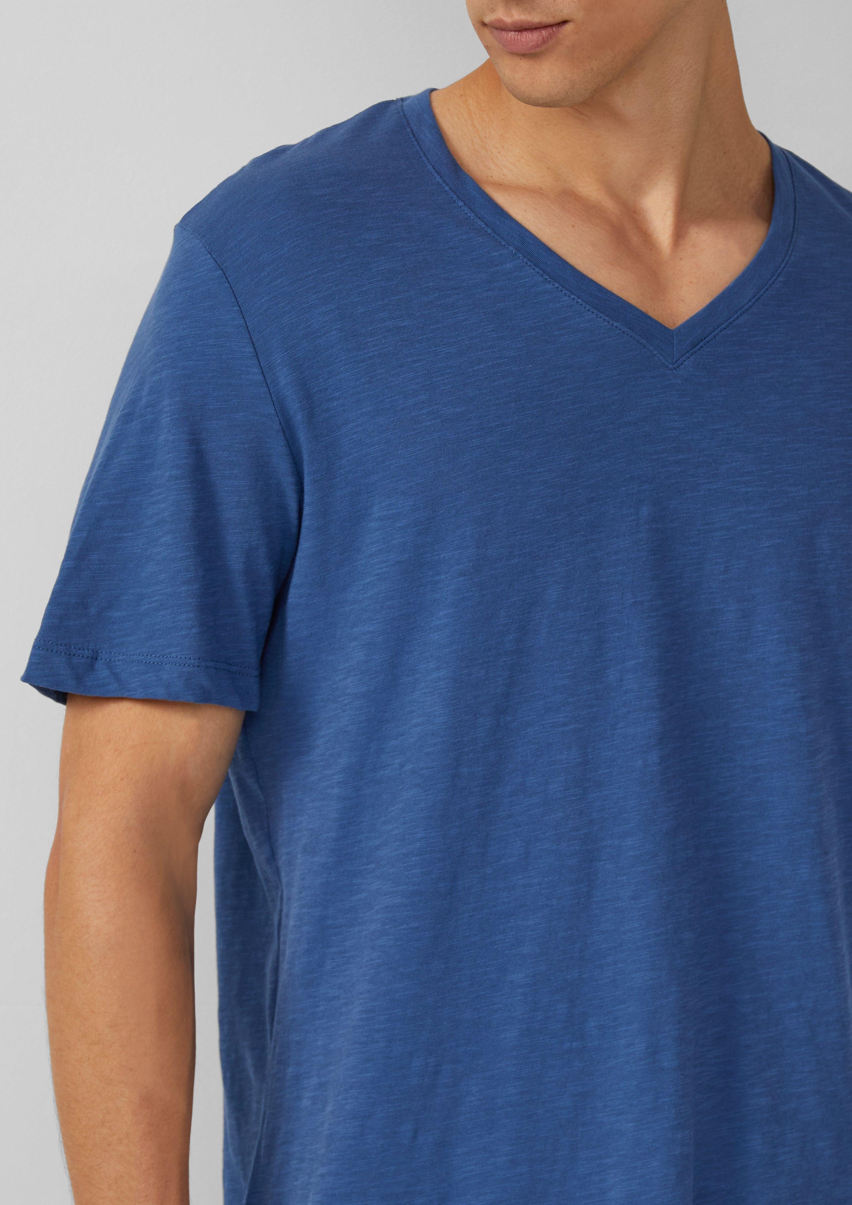 s.Oliver Kurzarmshirt T-Shirt aus Baumwolle mit günstig online kaufen