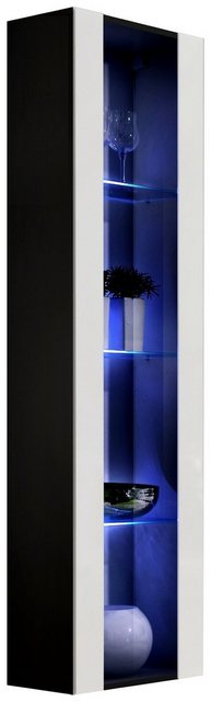 99rooms Stauraumschrank FLI T41 rechts 170x40x29 cm (Hängevitrine, Glasvitr günstig online kaufen