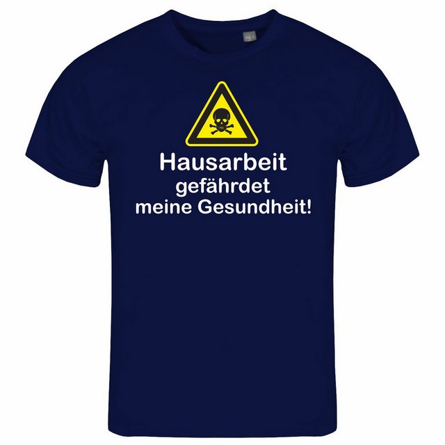 deinshirt Print-Shirt Herren T-Shirt Hausarbeit gefährdet meine Gesundheit günstig online kaufen