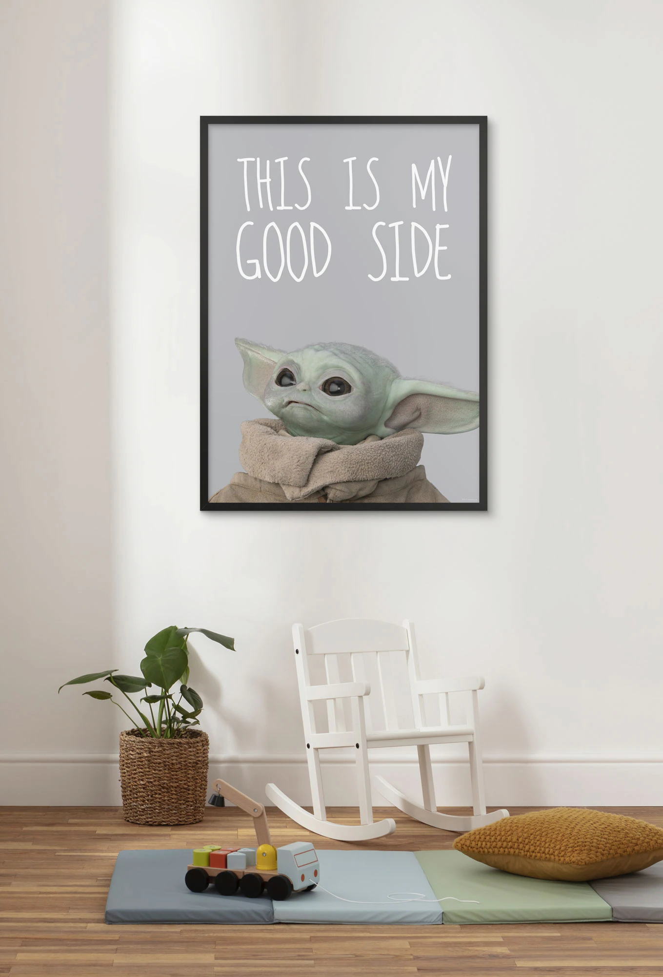 Komar Bild "Mandalorian The Child Chocolate Side", Disney-Star Wars, (1 St. günstig online kaufen