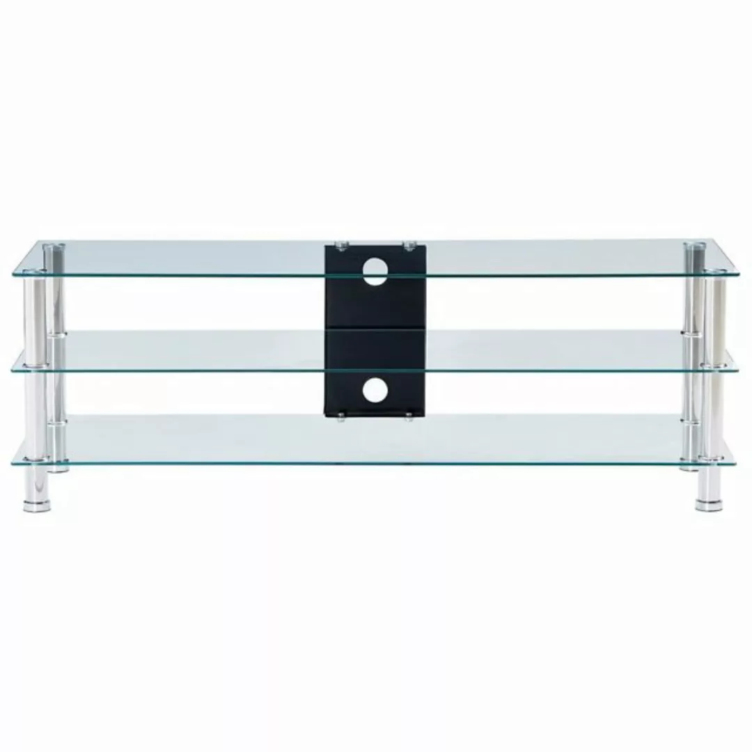 furnicato TV-Schrank TV-Tisch Transparent 120 x 40 x 40 cm Gehärtetes Glas günstig online kaufen