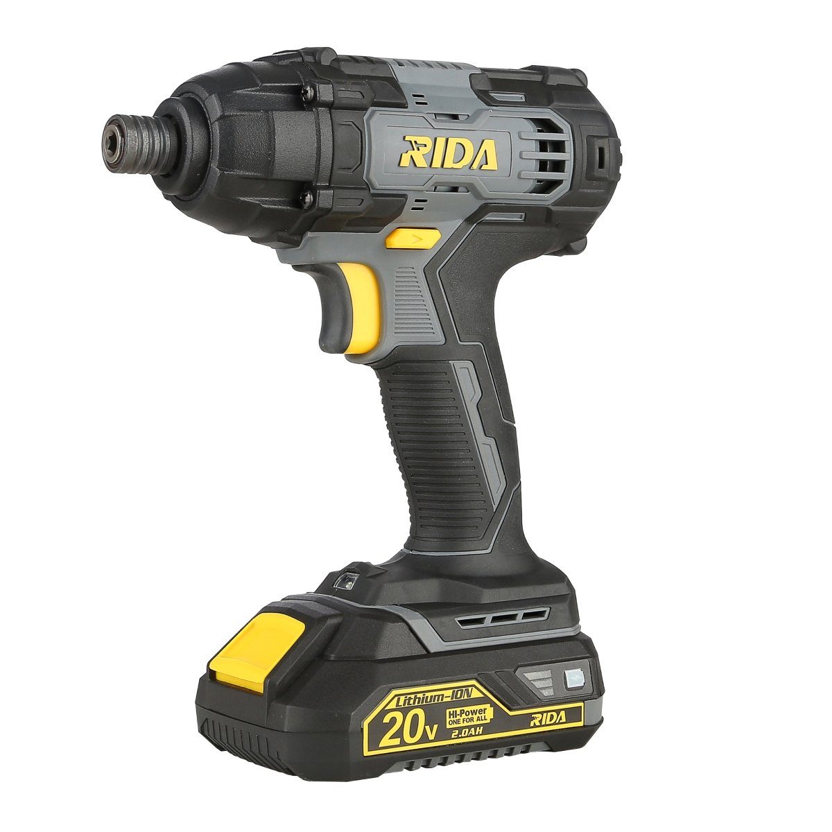RIDA Akku-Schlagschrauber 20V, 1/4" Sechskant, 2Ah günstig online kaufen