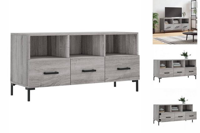 vidaXL TV-Schrank TV Schrank Sideboard Schrank Grau Sonoma 102x36x50 cm Spa günstig online kaufen