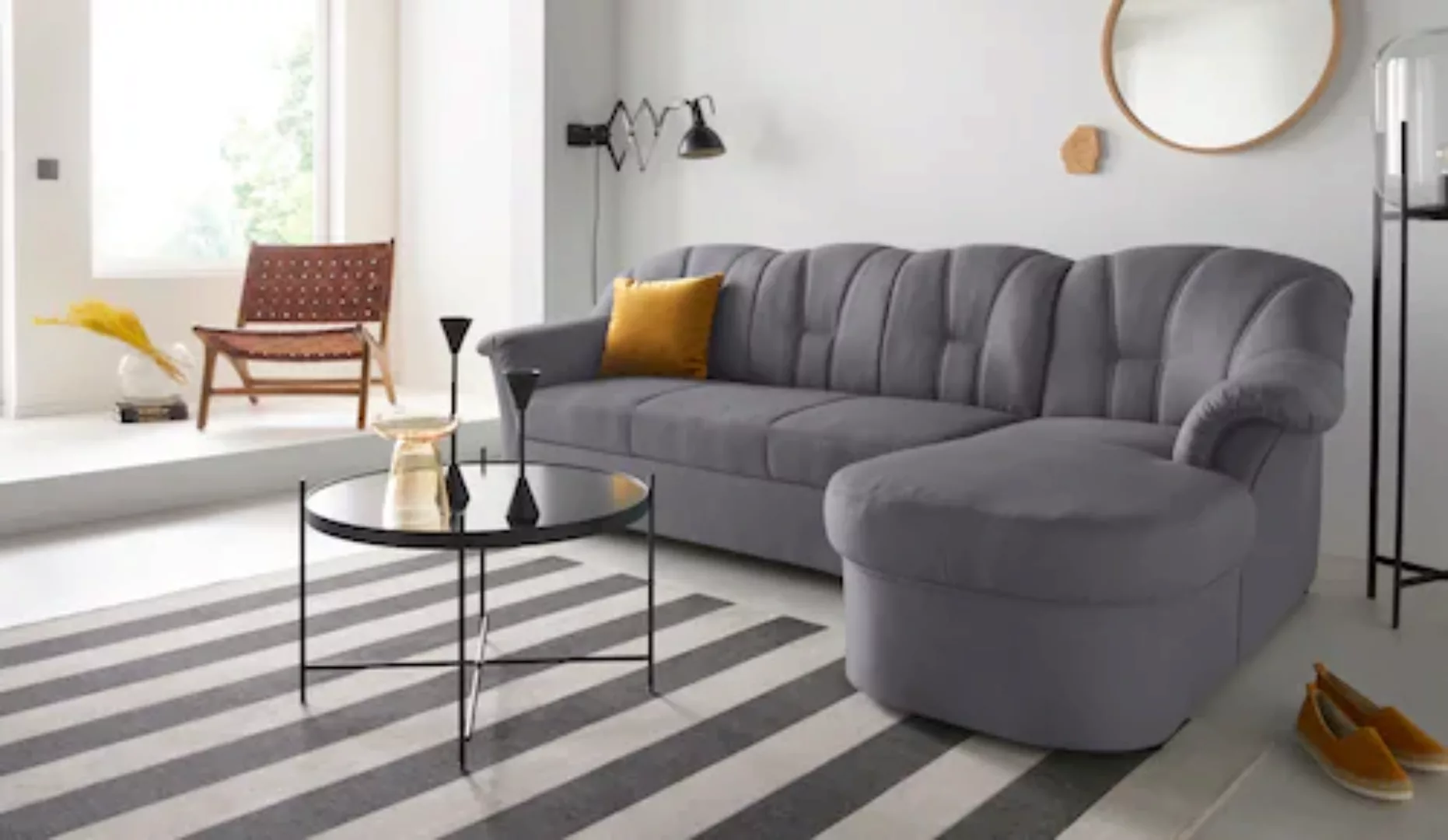 DOMO collection Ecksofa "Topper L-Form", mit Ottomane, wahlweise mit Schlaf günstig online kaufen