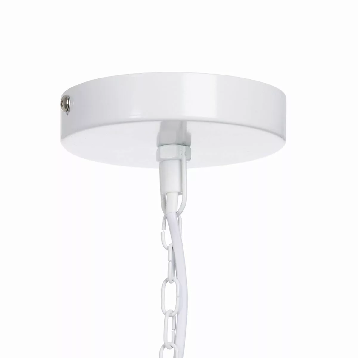 Deckenlampe 59 X 59 Cm Metall Weiß günstig online kaufen