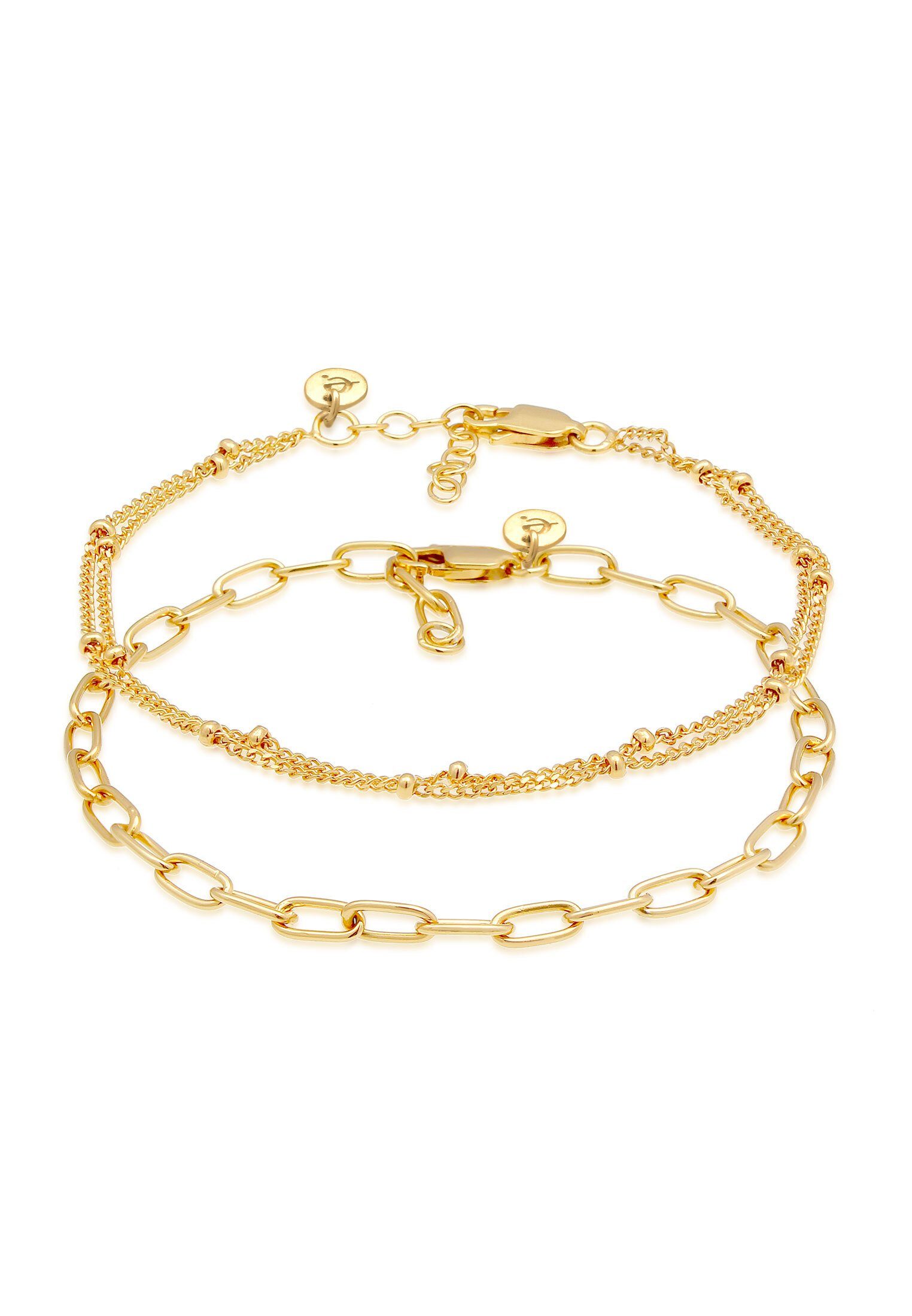 Elli Premium Armband Set Glieder Layer günstig online kaufen