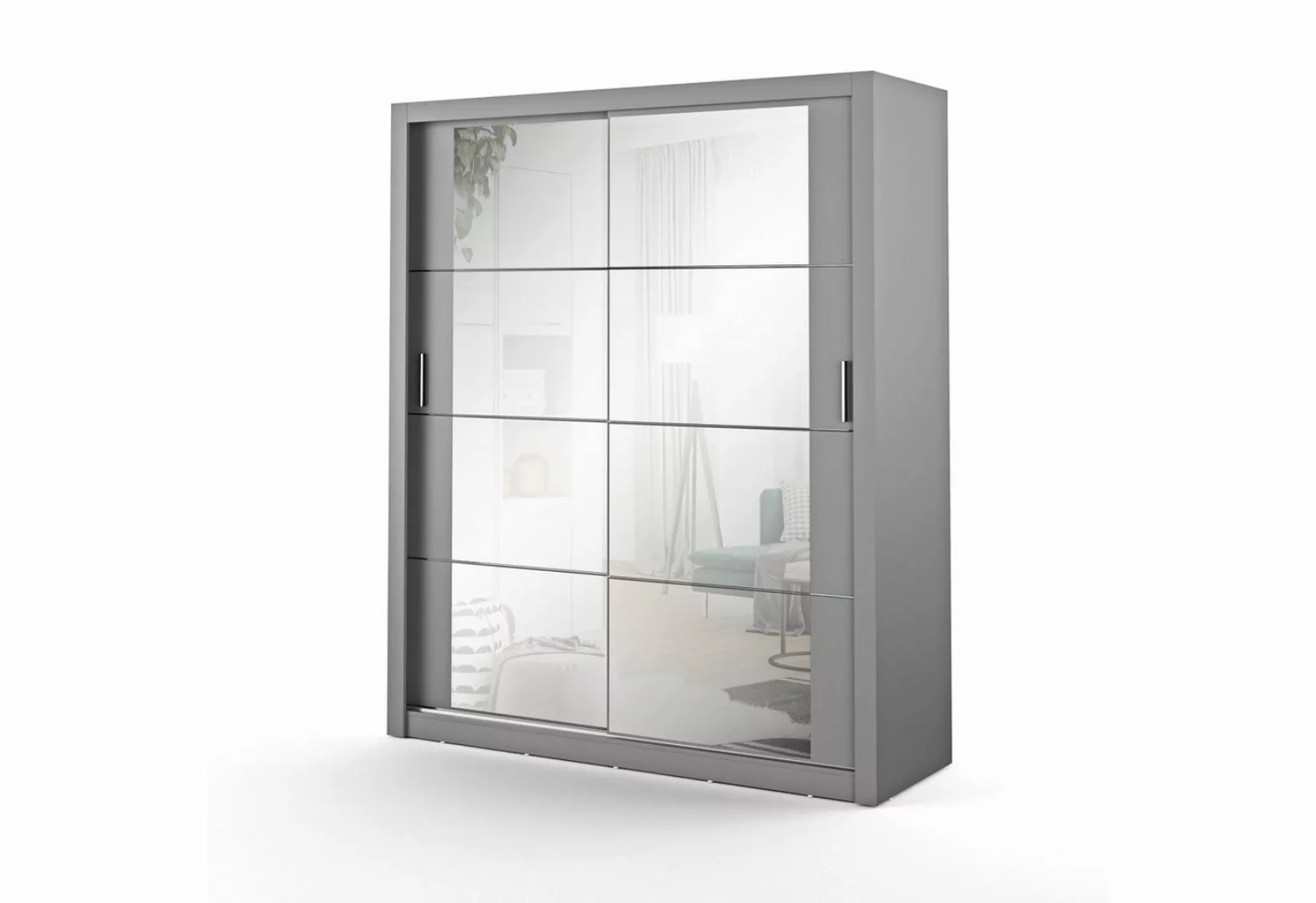 Compleo Kleiderschrank ARTI 03, Mehrweckschrank mit Spiegel Breite 180cm günstig online kaufen