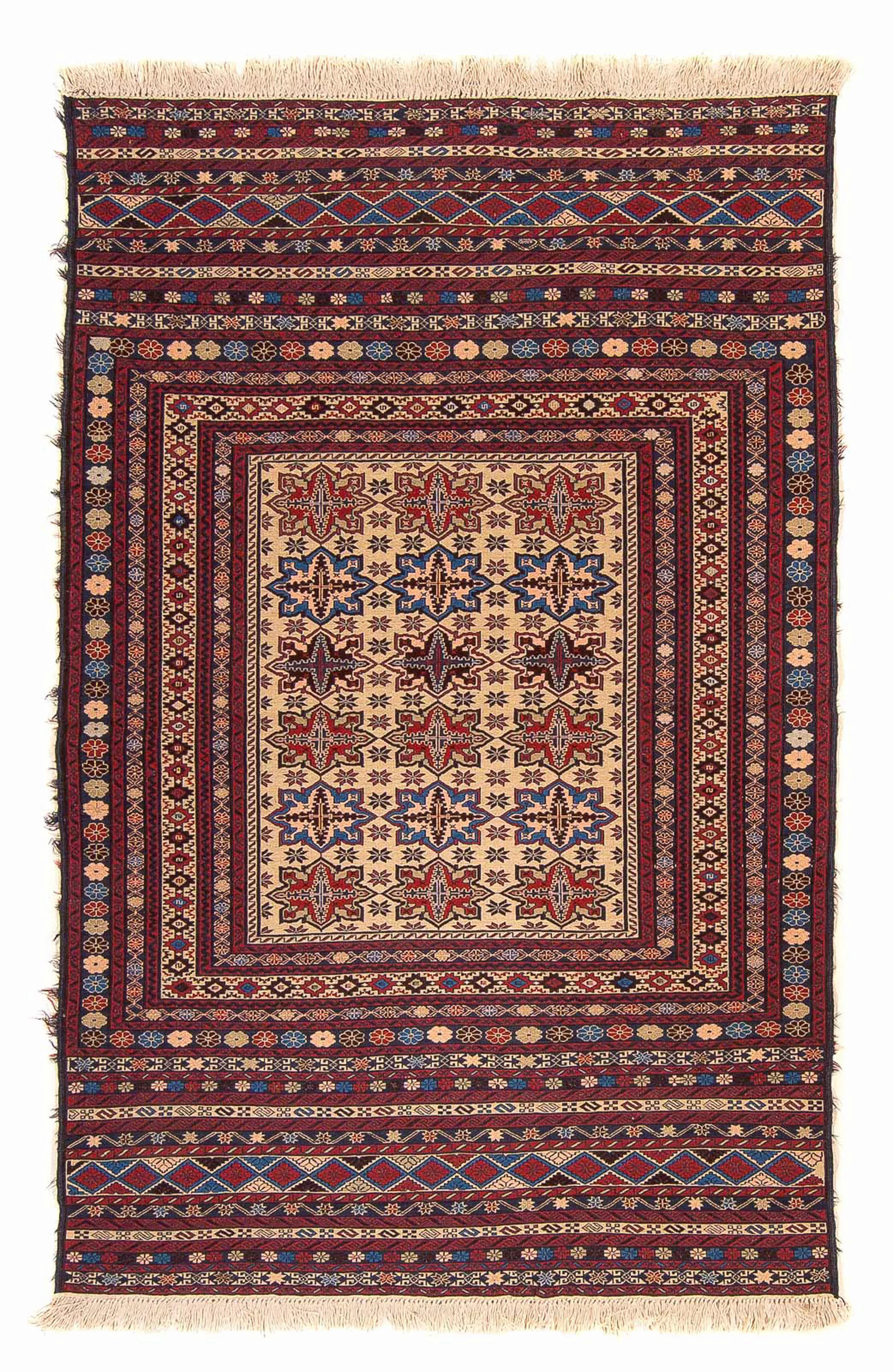 morgenland Wollteppich »Kelim - Oriental - 192 x 122 cm - mehrfarbig«, rech günstig online kaufen