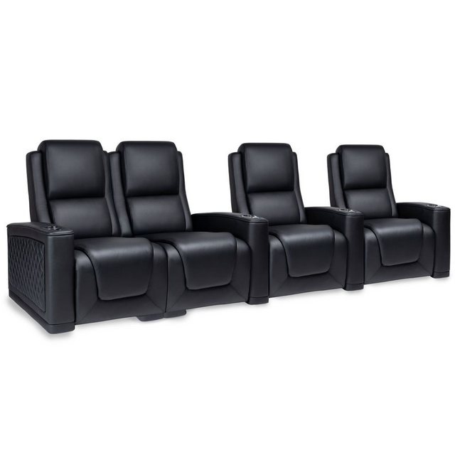 Zinea Sofa Zinea Kinosessel Prestige Dark - 4 Sitzer LL - Leder - elektr. - günstig online kaufen