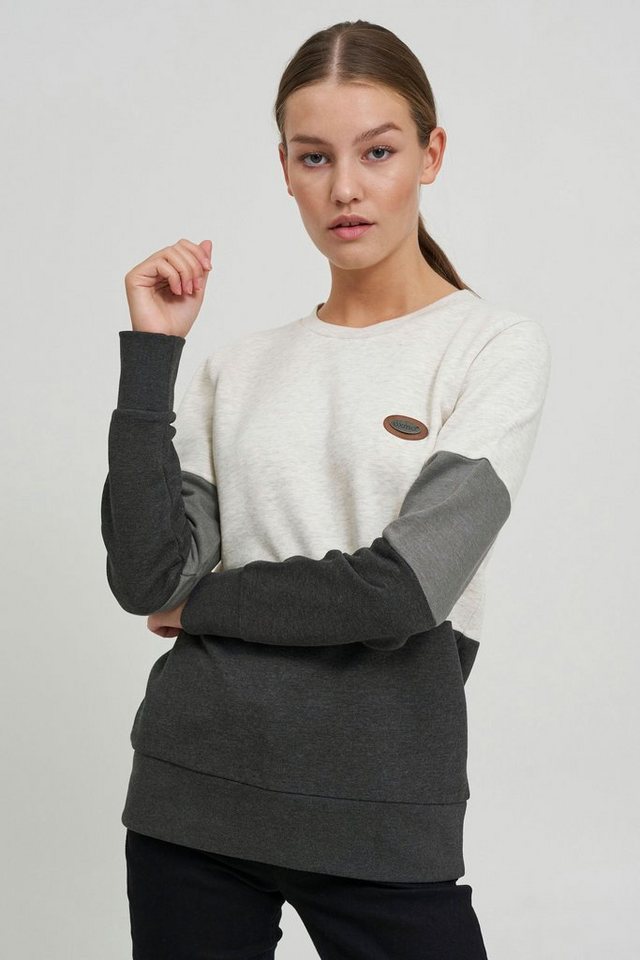 OXMO Sweatshirt OXTrine Sweatshirt im Colorblock-Design günstig online kaufen