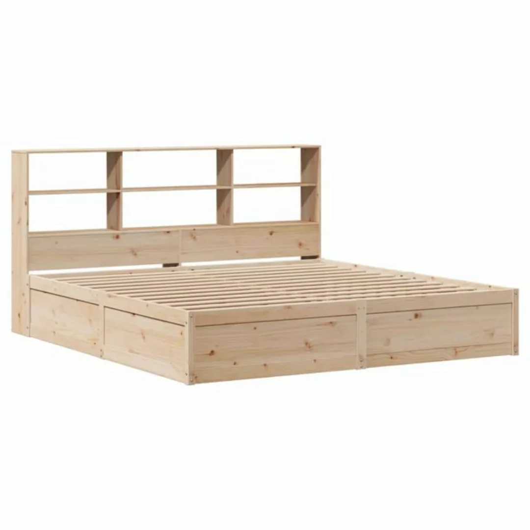 vidaXL Bett Massivholzbett ohne Matratze 200x200 cm Kiefer günstig online kaufen