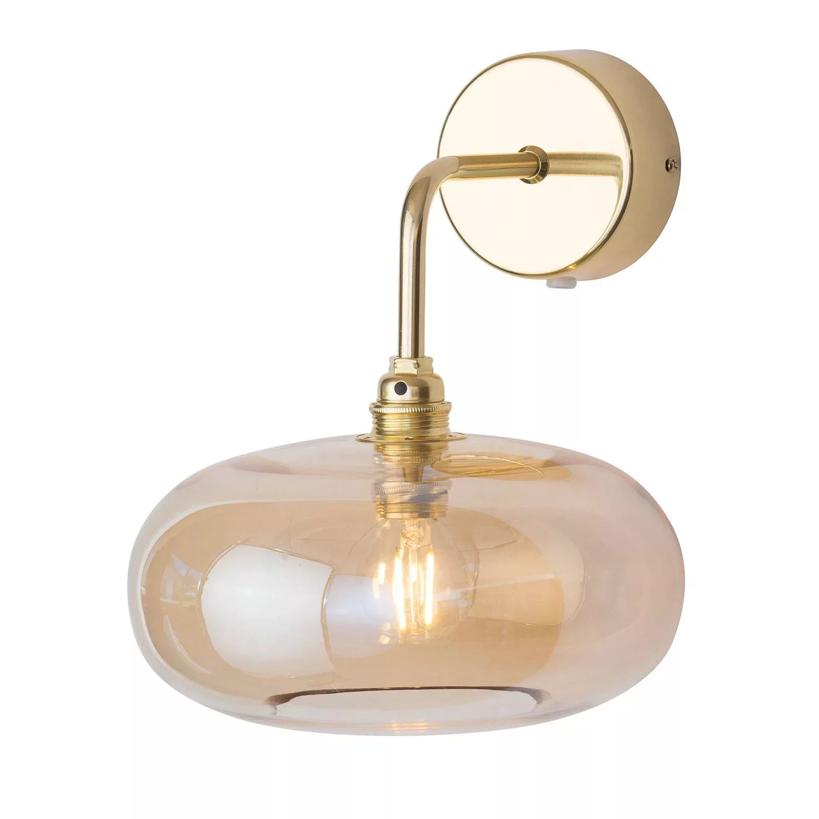 EBB & FLOW Horizon Arm-Wandlampe gold/gold Ø 21 cm günstig online kaufen