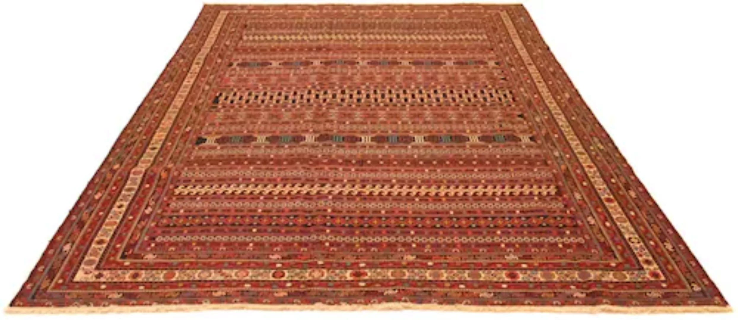 morgenland Wollteppich »Afshar Sirjan Teppich handgeknüpft 0«, rechteckig, günstig online kaufen