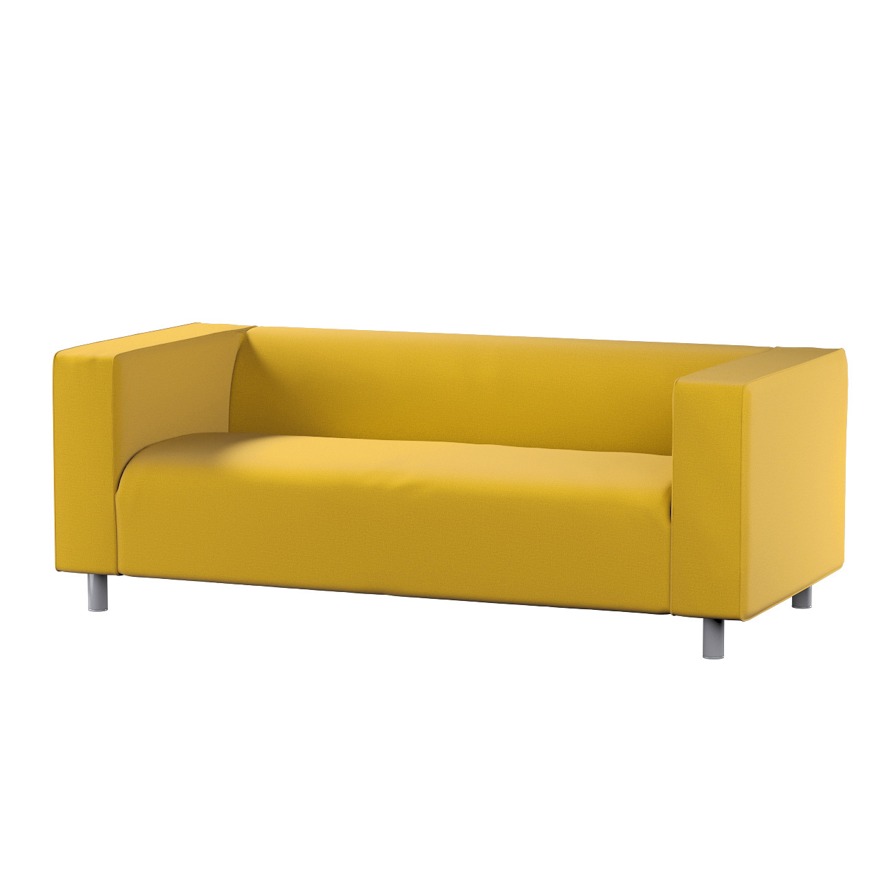 Bezug für Klippan 2-Sitzer Sofa, honiggelb, Sofahusse, Klippan 2-Sitzer, In günstig online kaufen