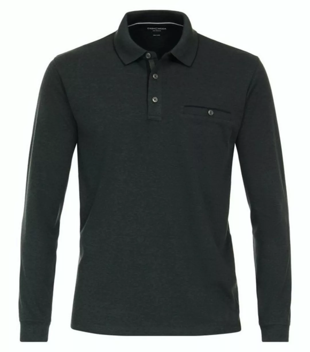 CASAMODA Langarm-Poloshirt CASAMODA Polo-Shirt Langarm gestreift günstig online kaufen