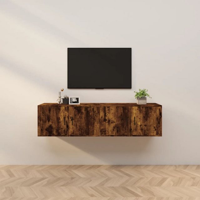 Vidaxl Tv-wandschränke 2 Stk. Betongrau 80x34,5x40 Cm günstig online kaufen