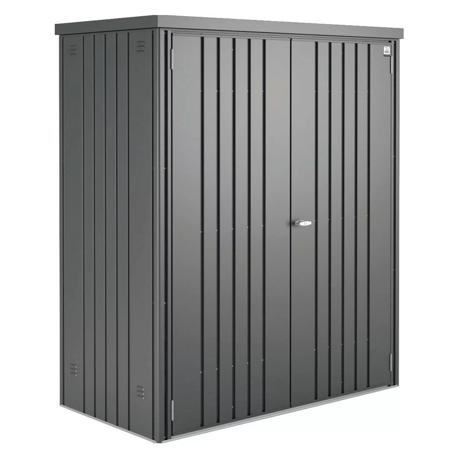 Biohort Geräteschrank Gr. 150 Dunkelgrau-Metallic B x T: 155 cm x 83 cm günstig online kaufen