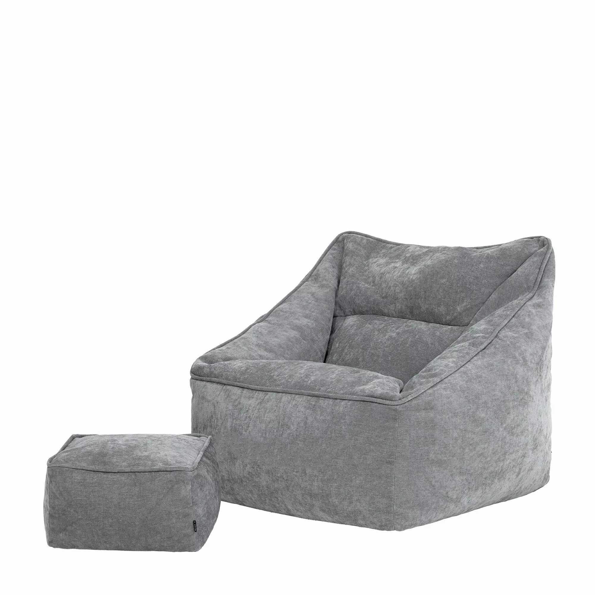 icon Sitzsack Riesen Sessel aus Chenille günstig online kaufen
