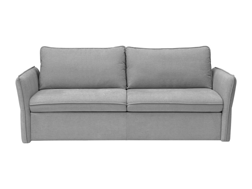 Schlafsofa mit Matratze 4-Sitzer - Stoff - Grau- Liegefläche 160 cm - CELTA günstig online kaufen