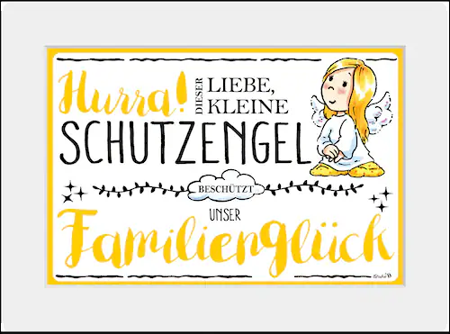 queence Bild »Schutzengel Familienglück«, Engel, (1 St.) günstig online kaufen