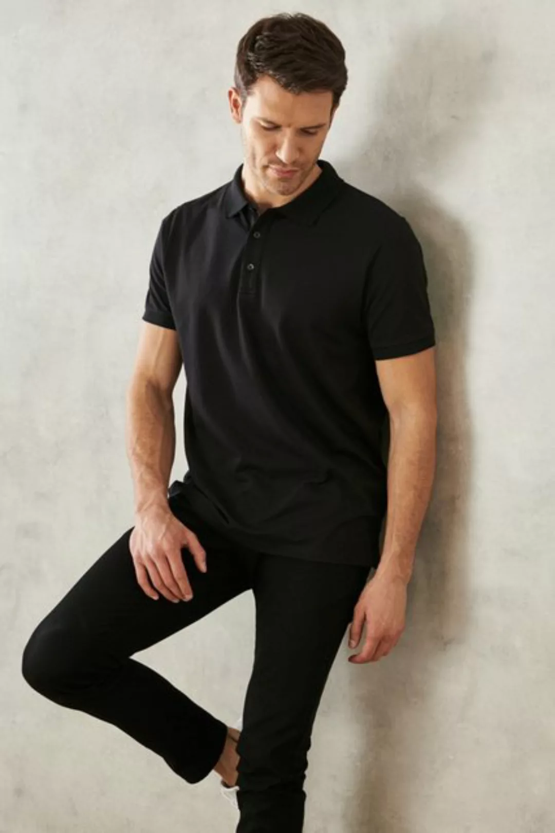 AC&Co Poloshirt AC&CO Poloshirt Männlich Slim Fit günstig online kaufen