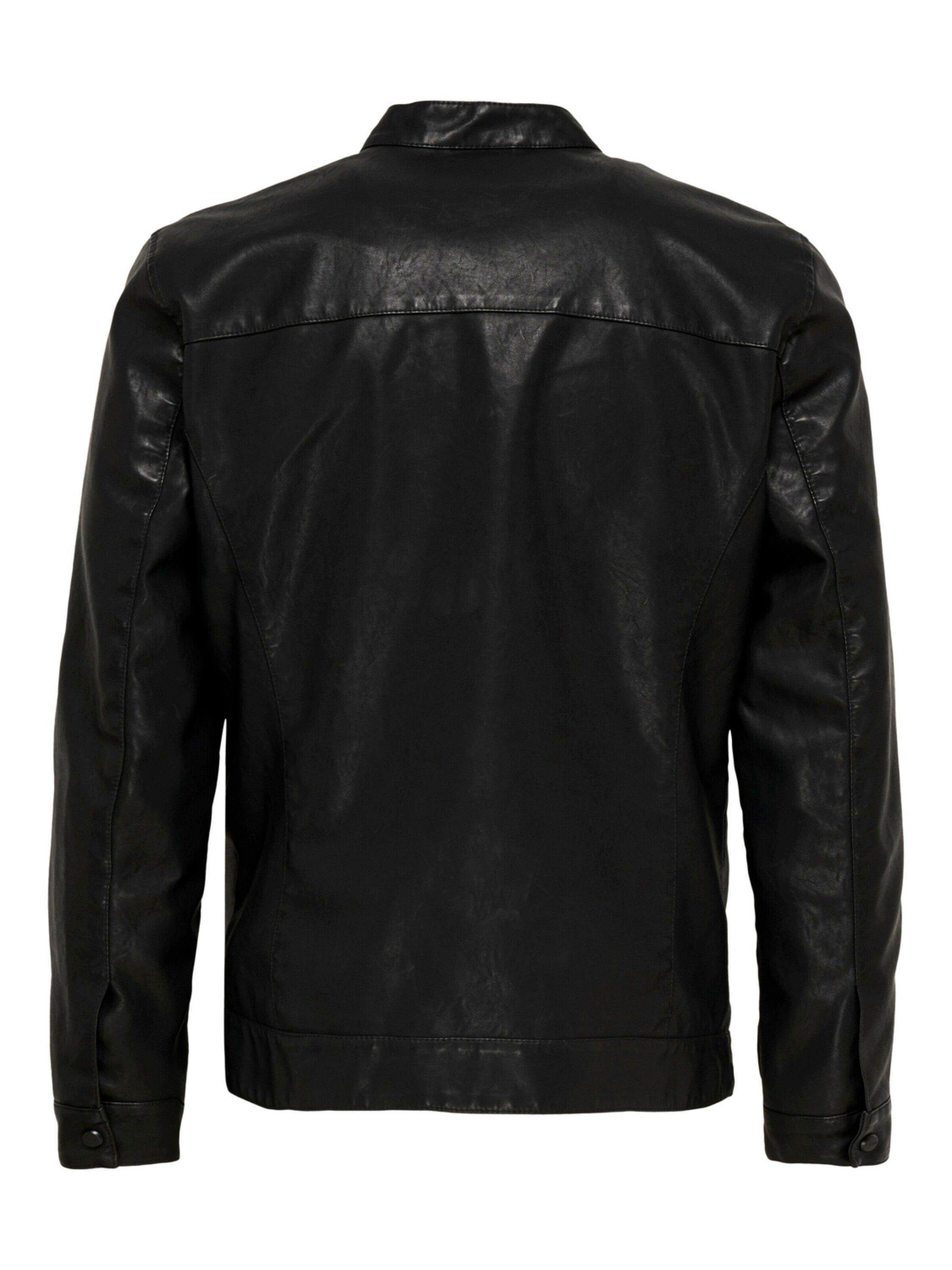 ONLY & SONS Bikerjacke "MIKE PU RACER JACKET", ohne Kapuze günstig online kaufen