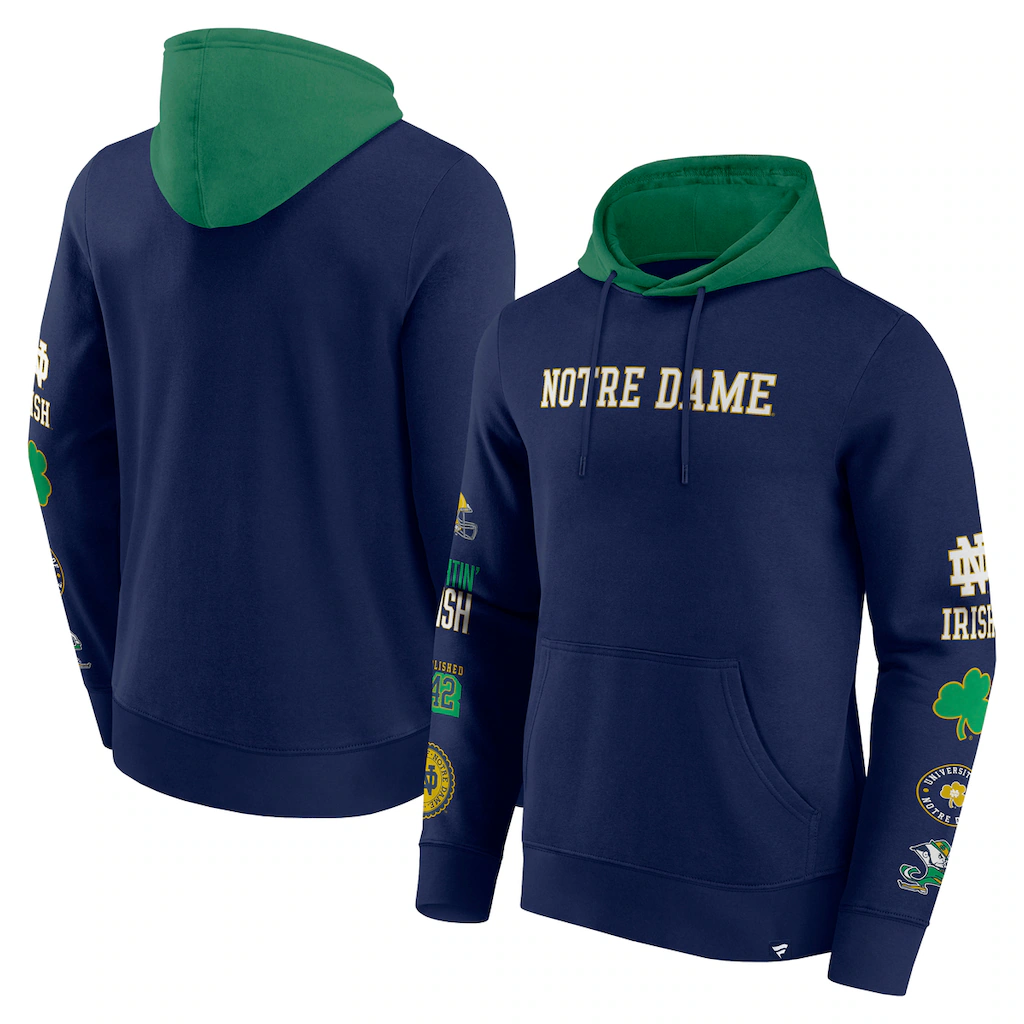 Fanatics Kapuzenpullover "Fanatics Hoodie Notre Dame Fighting Irish Colorbl günstig online kaufen
