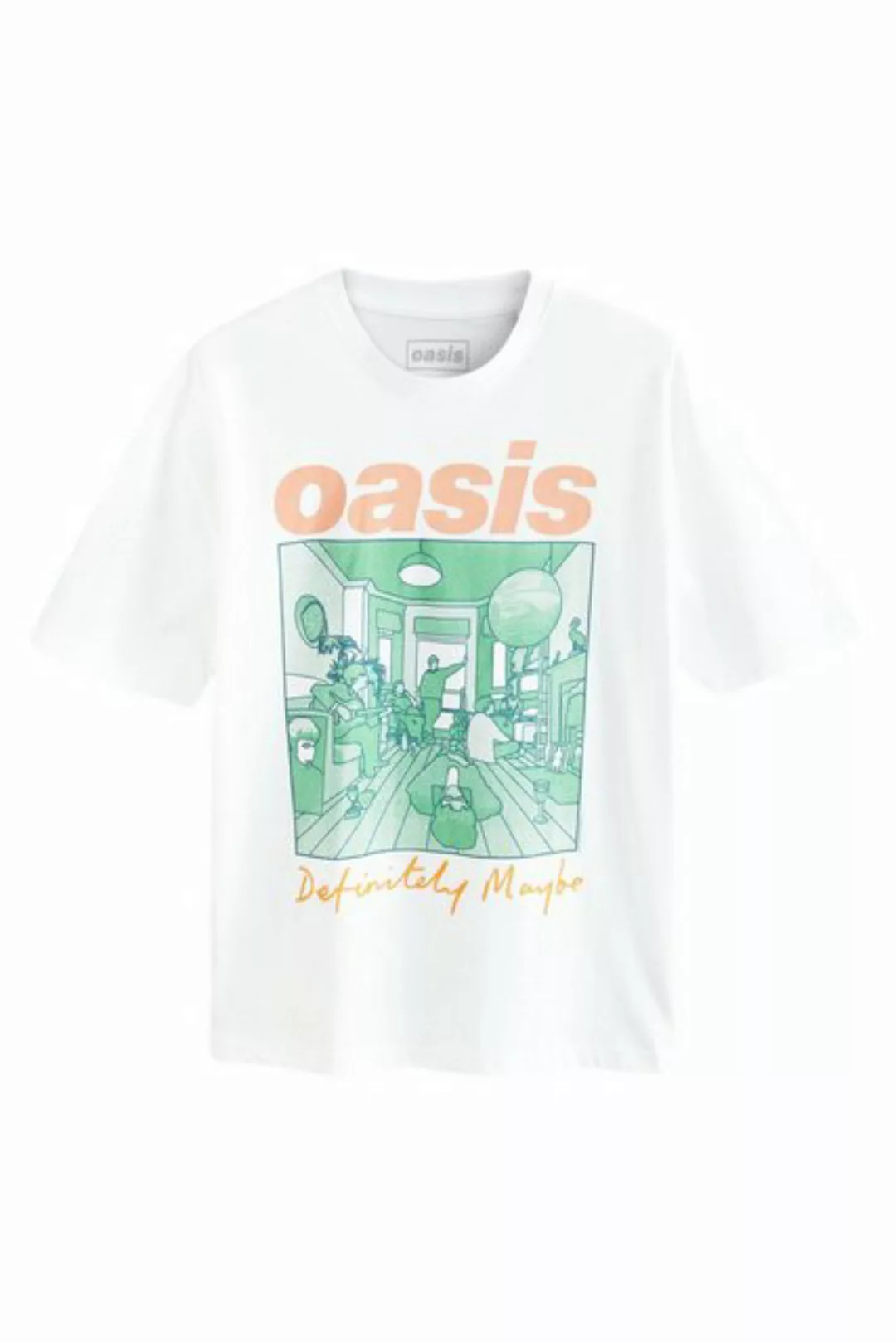 Next T-Shirt Band-T-Shirt Oasis (1-tlg) günstig online kaufen