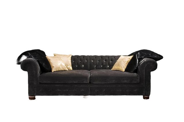 Xlmoebel Sofa Chesterfield Sofa Sitzmöbel Polstermöbel Klassisch Leder Stof günstig online kaufen