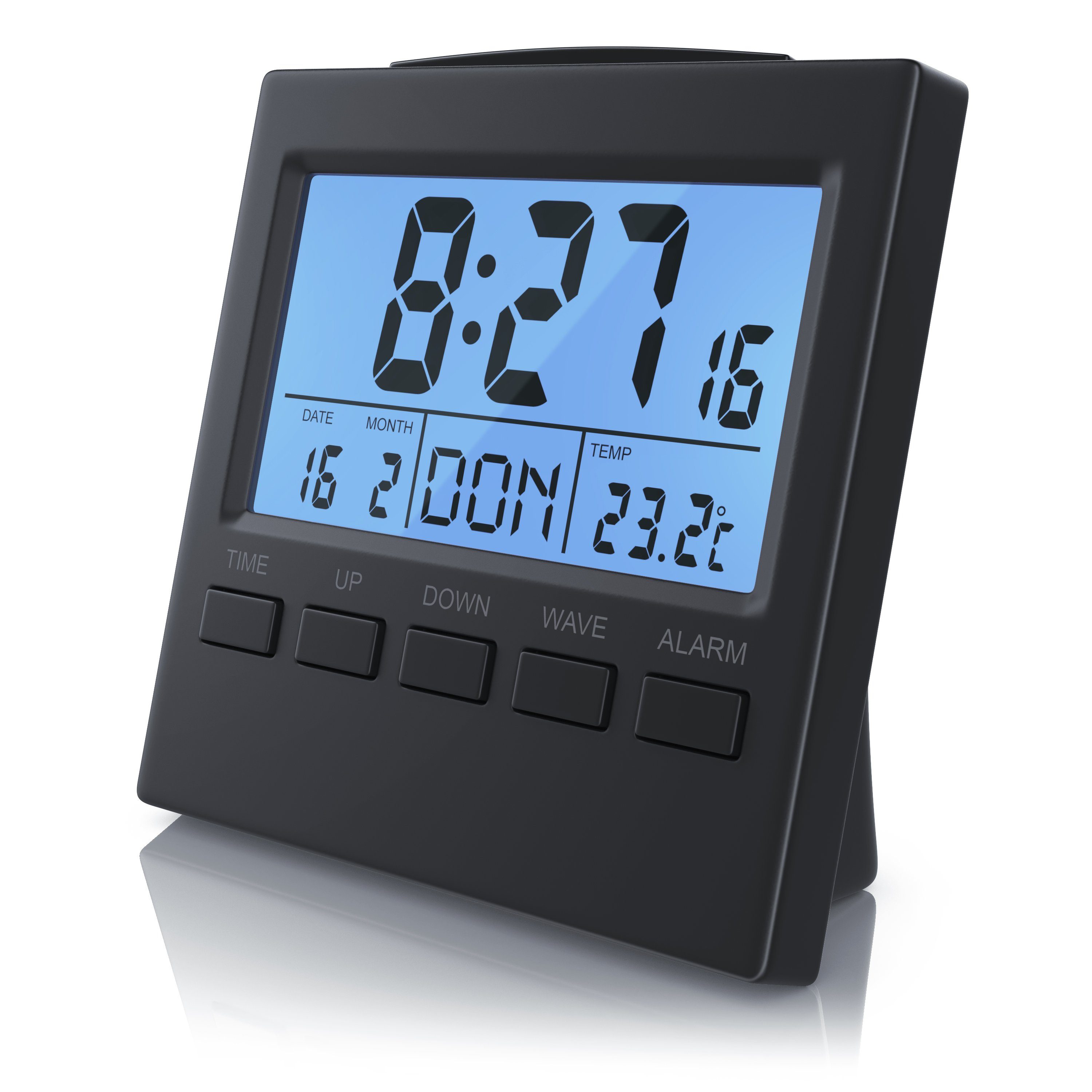 BEARWARE Wecker Digital-Funkwecker, Innen Temperaturanzeige, DCF-Funkuhr günstig online kaufen