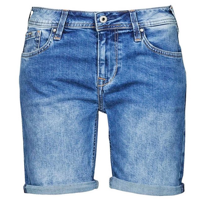 Pepe Jeans Jeansshorts Pepe Damen Shorts, Pepe Jeans Regular Poppy Shorts, günstig online kaufen