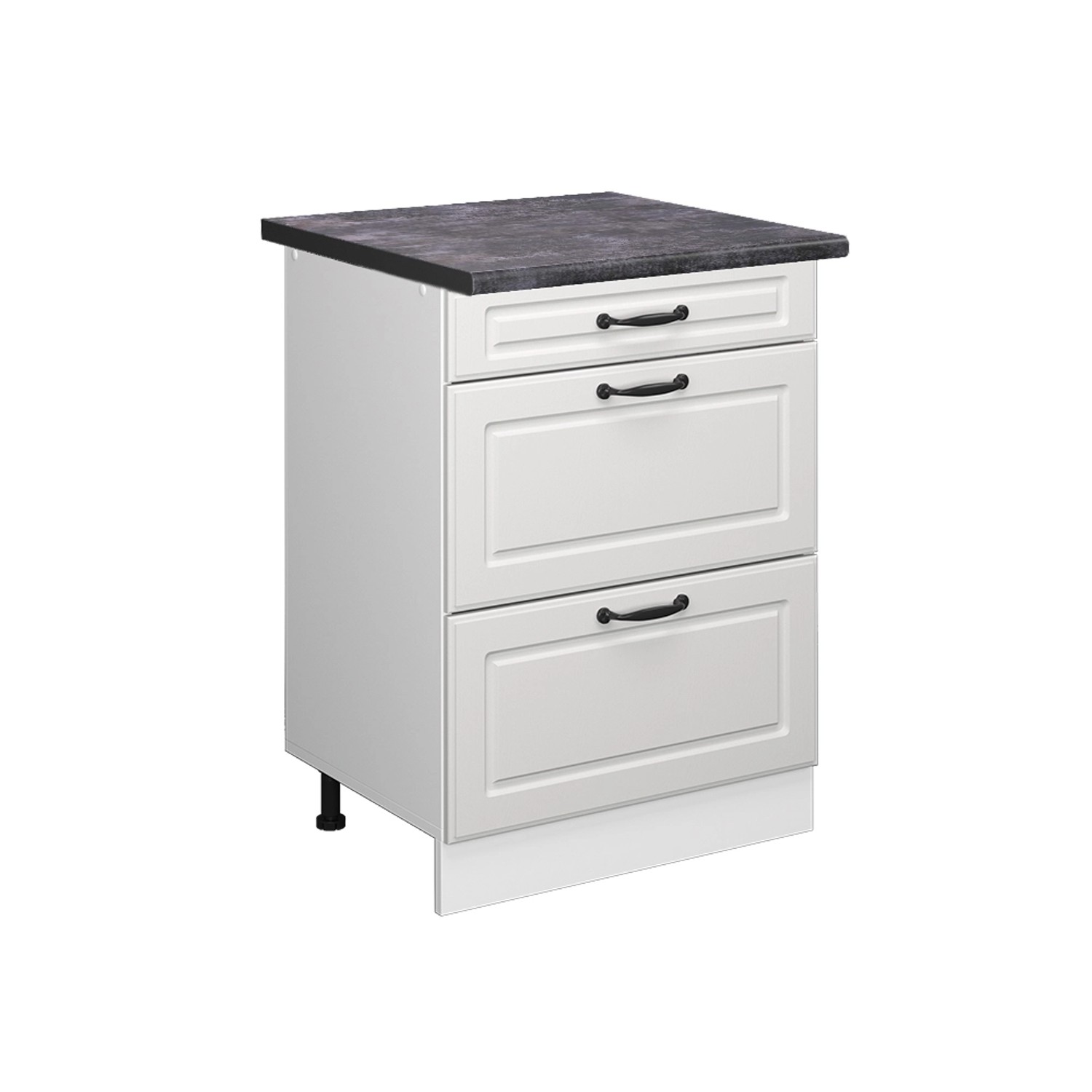 Vicco Unterschrank R-Line, Weiß Landhaus/Weiß, 60 günstig online kaufen