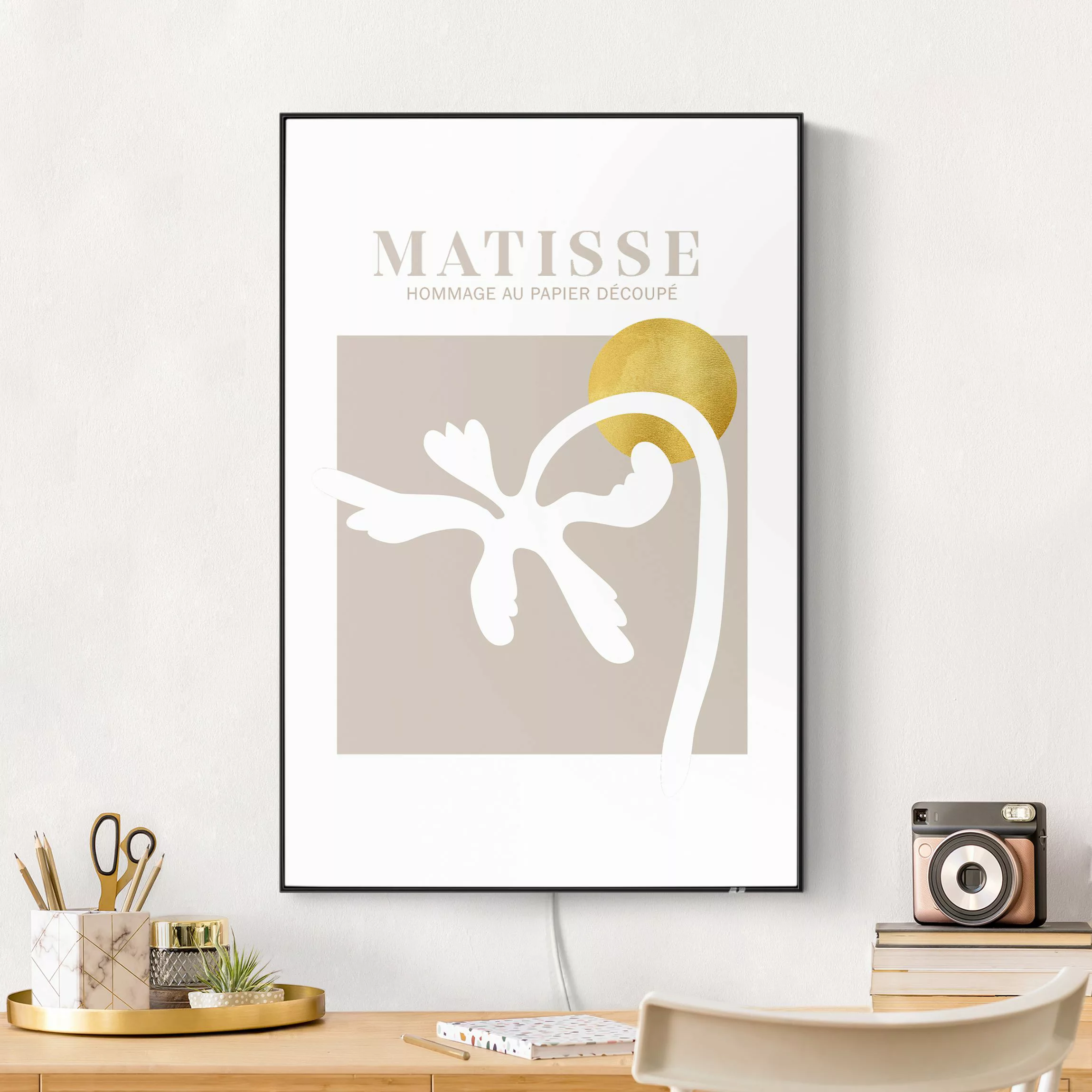 LED-Wechselbild Matisse Interpretation - Palme und Sonne günstig online kaufen