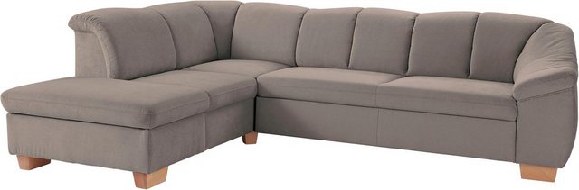 sit&more Ecksofa "Santo L-Form", mit Federkern, wahlweise mit Bettfunktion günstig online kaufen