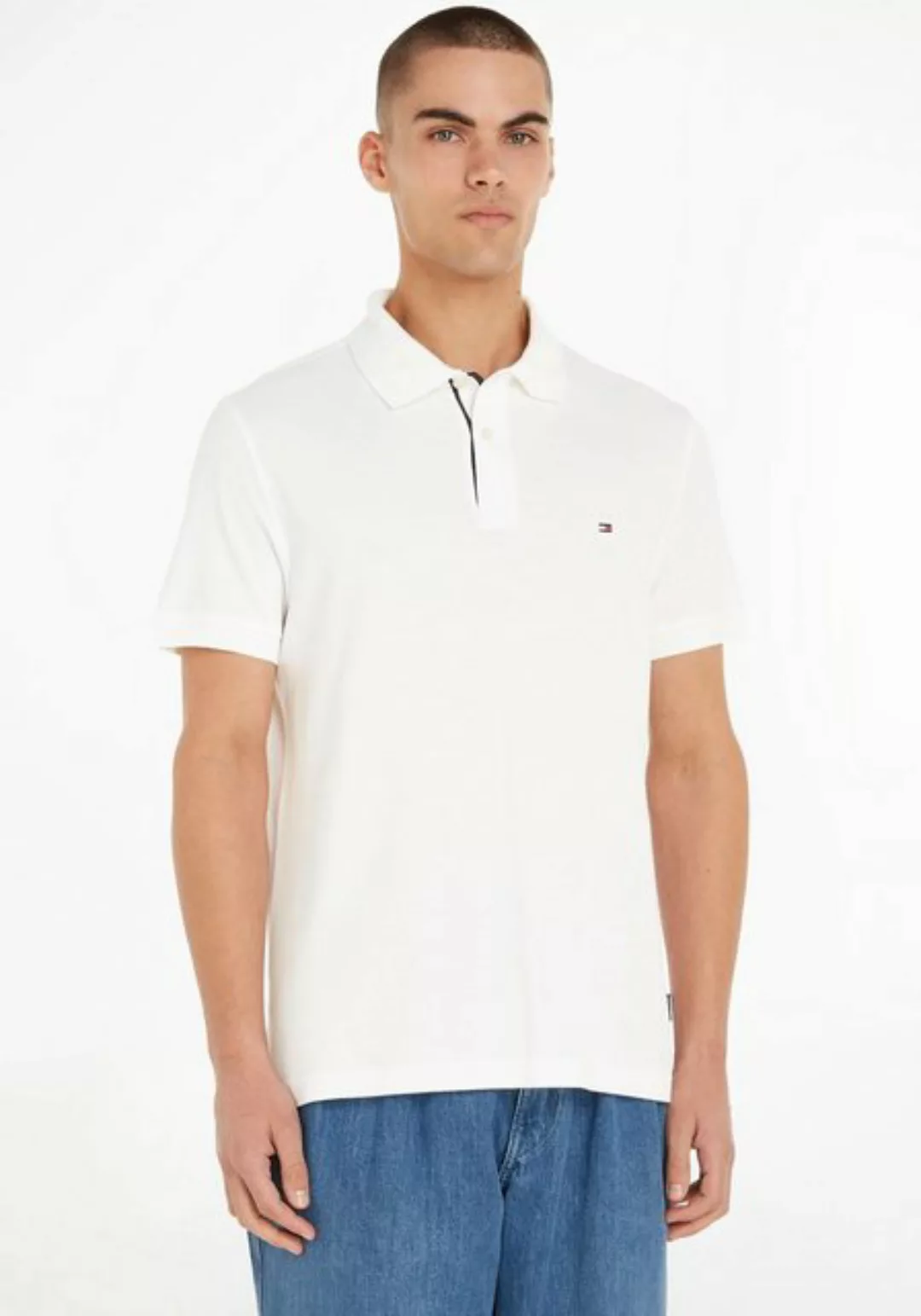 Tommy Hilfiger Poloshirt FLAG UNDER PLACKET REG POLO günstig online kaufen