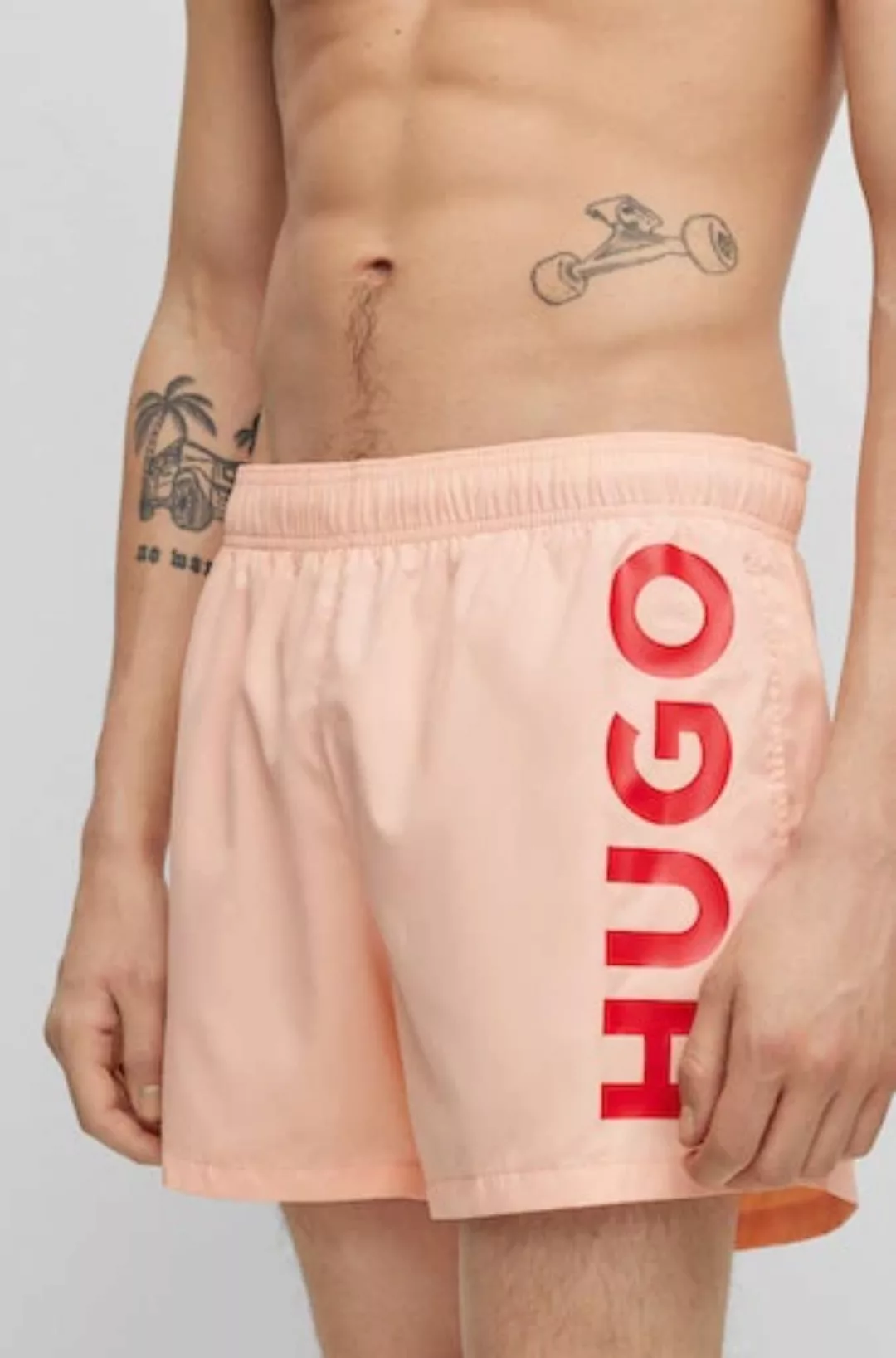 HUGO Underwear Badeshorts "ABAS", mit Logo-Print günstig online kaufen