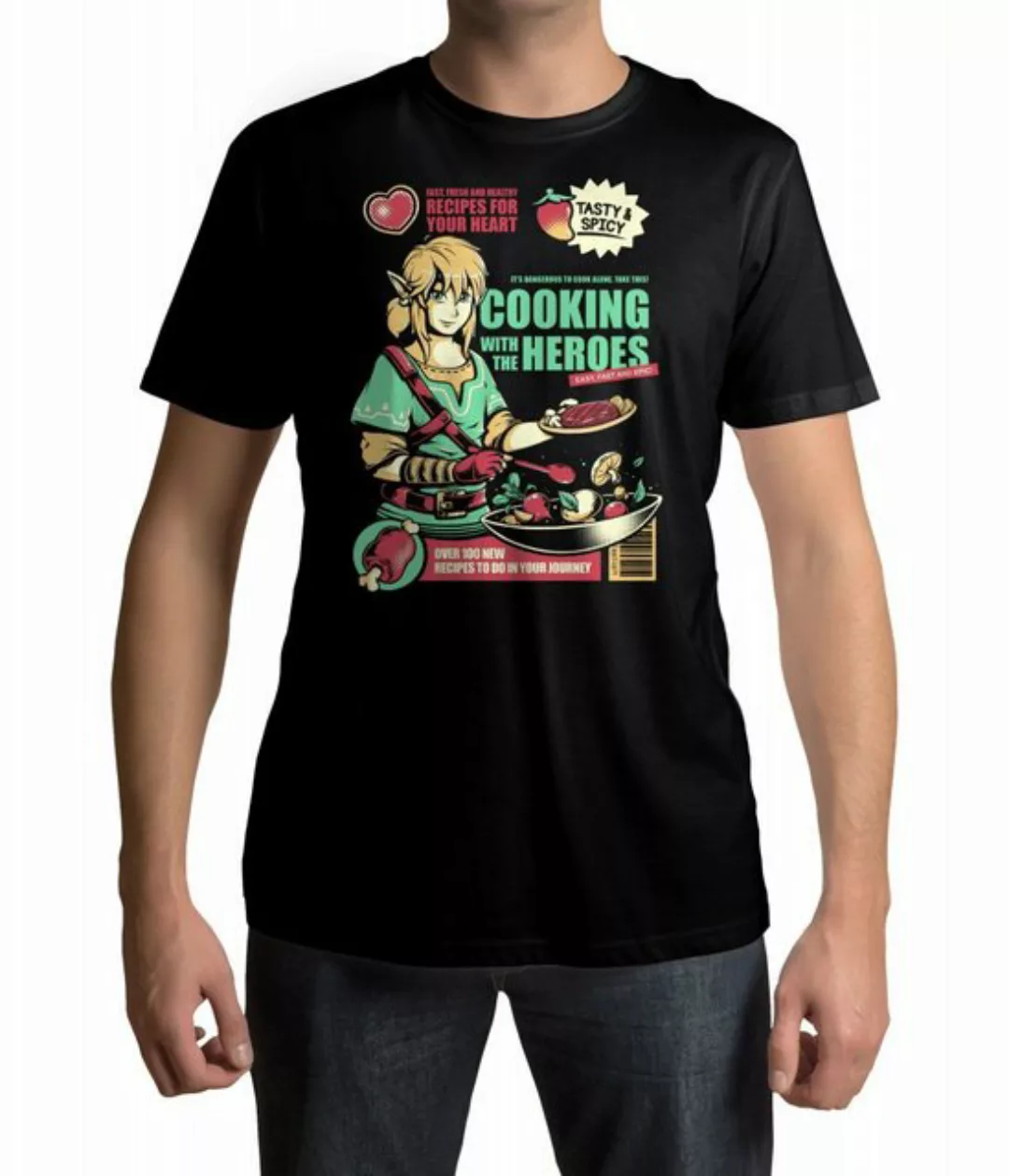 Lootchest T-Shirt Cooking with the Heroes günstig online kaufen