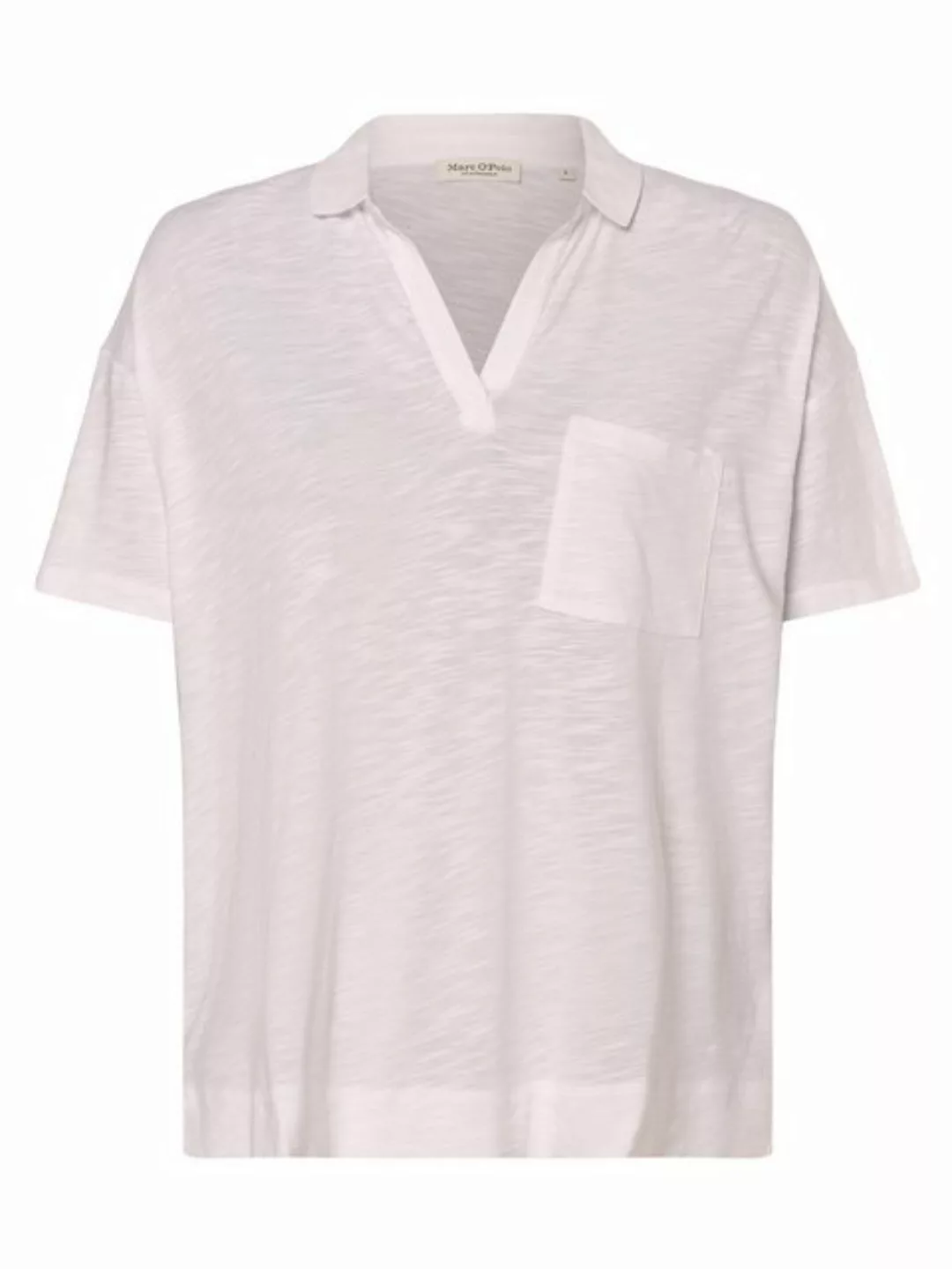 Marc O'Polo T-Shirt aus Organic Cotton-Viskose-Mix günstig online kaufen