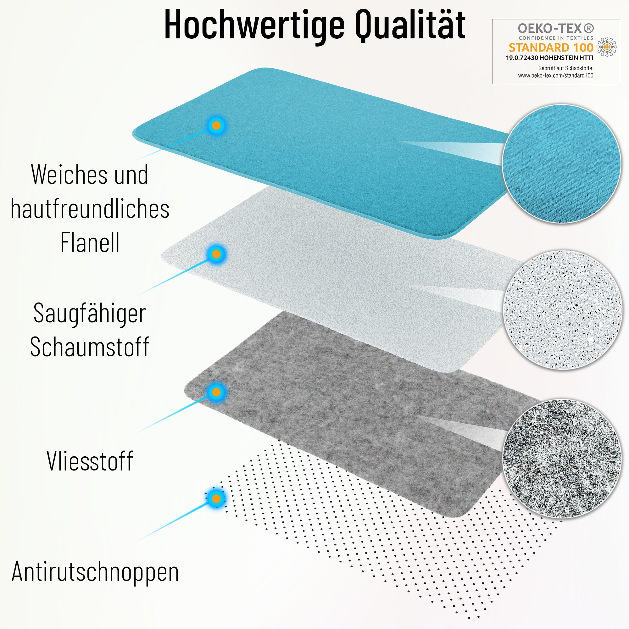 Sanilo Badematte Golden Leaves, rutschhemmend, waschbar, günstig online kaufen
